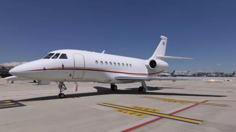 Falcon 2000 de Gestair. Foto: Gestair